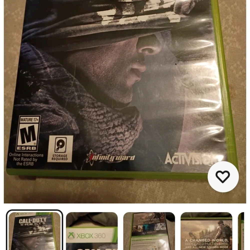 Call of Duty: Ghosts for 360 - Green Case